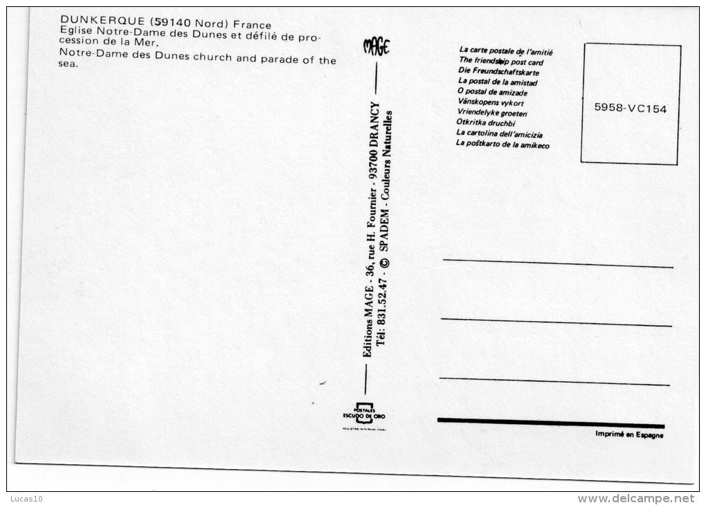 (D)    59 Dunkerque  3 Vues  De L' Eglise  Notre Dame Desdunes - Dunkerque