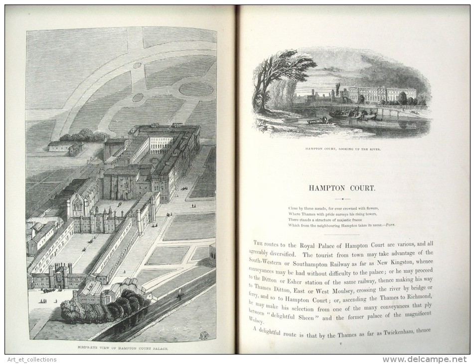 Environs Of London / John Fisher Murray / Engravings / Édition De William Blackwood 1842 - 1800-1849