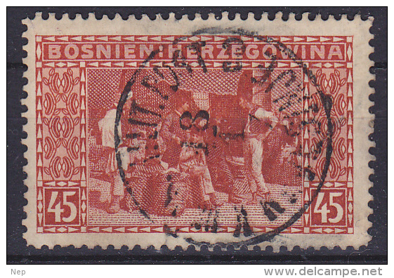 OOSTENRIJK - Michel - 1906 - Nr 40 (Bosnië-Herzegovina) - Gest/Obl/Us - Levant Autrichien