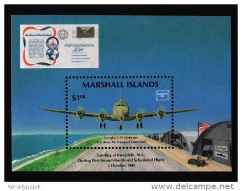 Marshall Islands - 1986 Douglas C54 Block MNH__(TH-13359) - Marshall