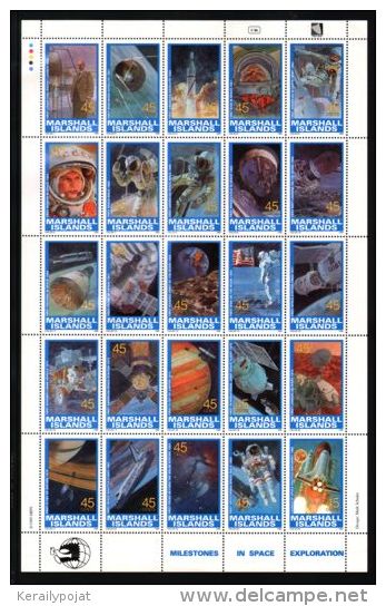 Marshall Islands - 1989 Space Research Sheet MNH__(THB-1817) - Marshall