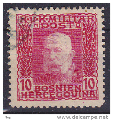 OOSTENRIJK - Michel - 1912 - Nr 69 (Bosnië-Herzegovina) - Gest/Obl/Us - Levant Autrichien