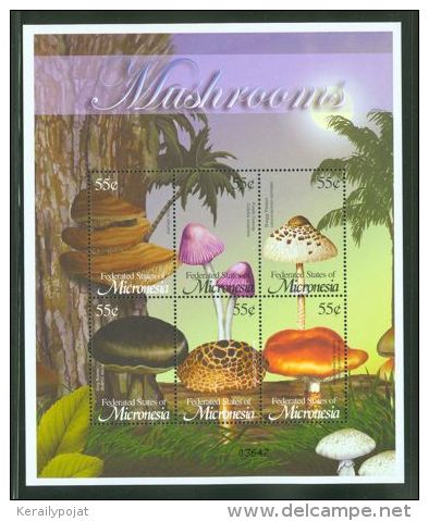 Micronesia - 2002 Mushrooms Kleinbogen MNH__(THB-2399) - Micronesia