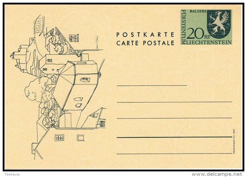 Liechtenstein 1967, Postal Stationery ,mint - Entiers Postaux