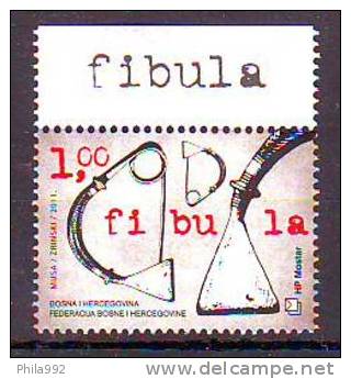 BiH HP Mostar Herzeg Bosna 2011 Y Jewelry Brooch Fibula MNH - Bosnia And Herzegovina