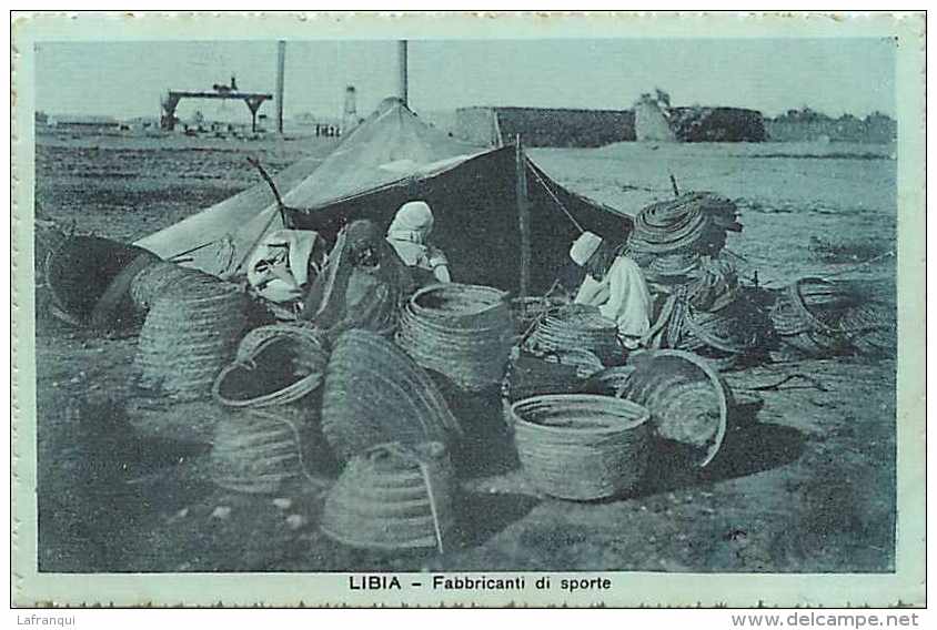 Pays Divers - Libye -ref A603- Libia - Fabbricanti Di Sporte  - Carte Bon Etat  - - Libye