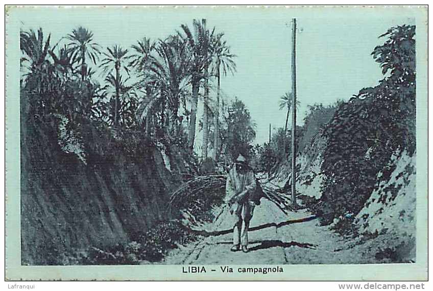 Pays Divers - Libye -ref A601- Libia - Via Campagnola - Carte Bon Etat  - - Libye