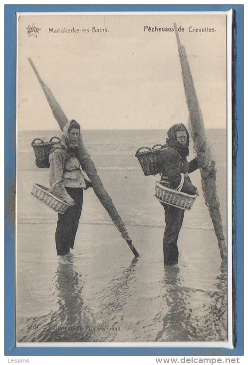 BELGIQUE -- Mariakerke Les Bains --  Pêcheuse De Crevettes - Merelbeke