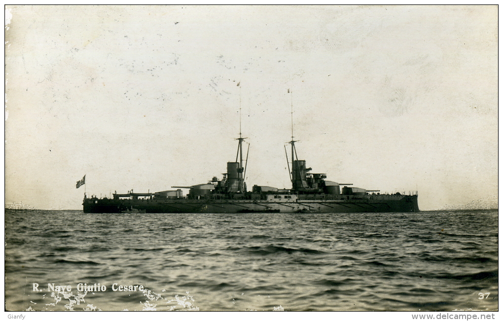 MARINA MILITARE REGIA NAVE GIULIO CESARE 1915 - Guerra