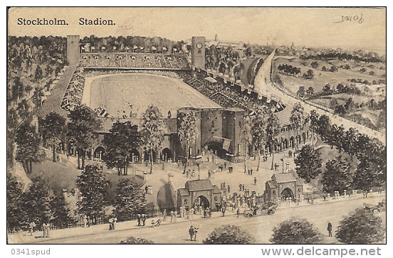 Jeux Olympiques 1912 Suéde   STOCKHOLM STADION - Sommer 1912: Stockholm