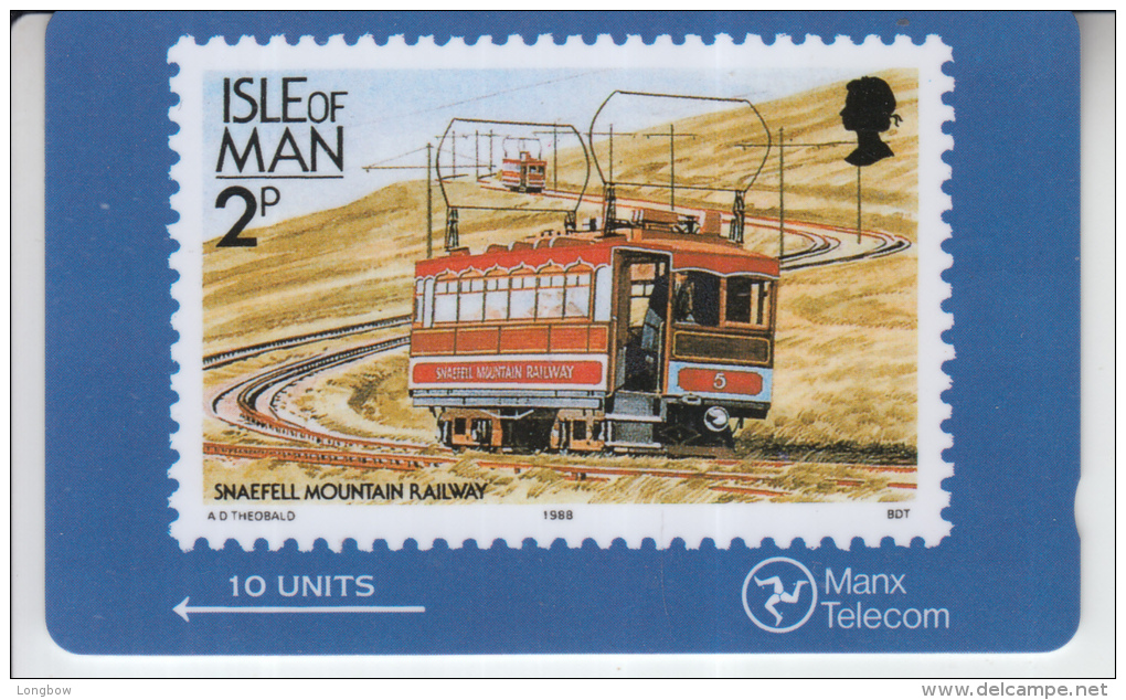 MAN - IOM STAMPS - MOUNTAIN RAILWAY - Isola Di Man