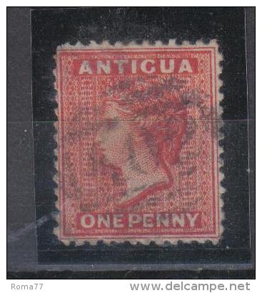 SS1610 - ANTIGUA , Yvert Il N. 4 Fil CC - 1858-1960 Kronenkolonie