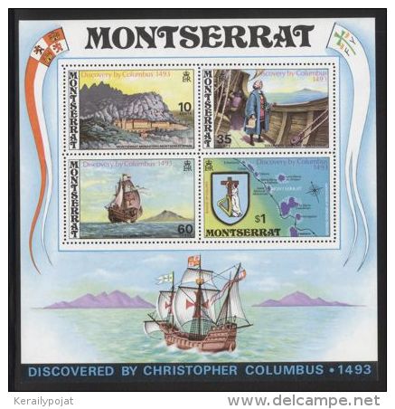 Montserrat - 1973 Columbus Block MNH__(THB-3157) - Montserrat