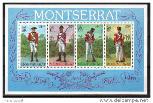 Montserrat - 1978 Uniforms Block MNH__(TH-4182) - Montserrat