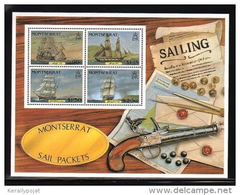 Montserrat - 1986 Post Vessels Block MNH__(THB-682) - Montserrat