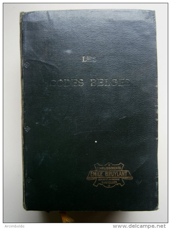 Les Codes Belges - 20° édition 1933 (lois, Décrets, Arrêtés, Droit) Par Servais Et Mechelynck Ed Bruylant Bruxelles - Right