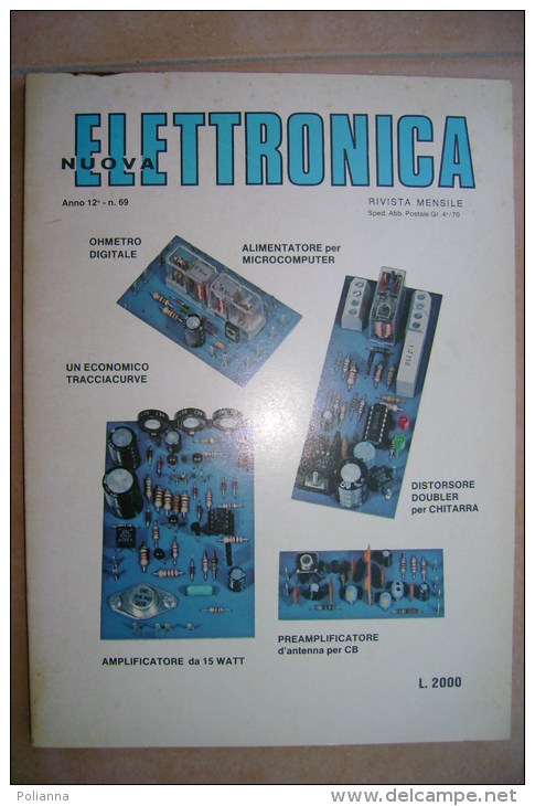 PFL/7 Rivista NUOVA ELETTRONICA N.69 / 1980/OHMETRO DIGITALE/ALIMENTATORE MICROCOMPUTER/AMPLIFICATORE - Informatique