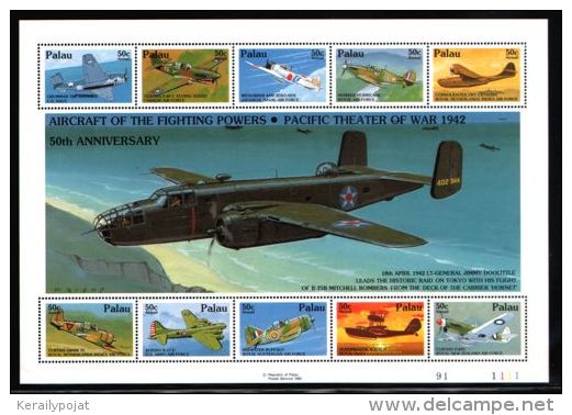 Palau - 1992 Theatre Of War Block MNH__(THB-1124) - Palau