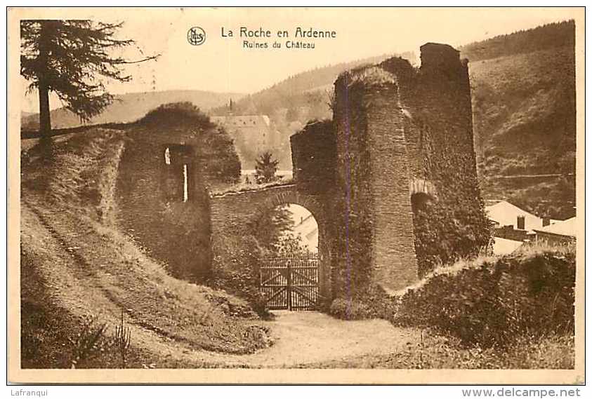 Pays Divers -belgique  -ref A534-la Roche En Ardenne - Ruines Du Chateau  -carte Bon Etat  - - Autres & Non Classés