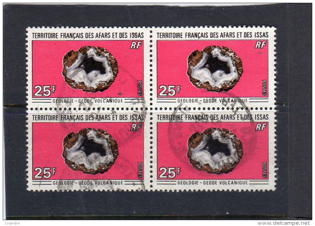 Afars Et Issas:année 1971bloc De 4 TP  N° 370 Oblitérés - Used Stamps