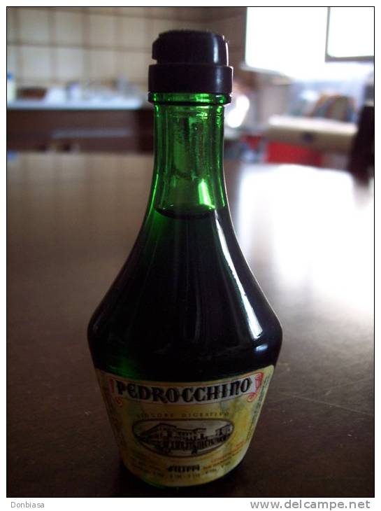 Pedrocchino Liquore Digestivo: Bottiglia Mignon Tappo Plastica. Filippi Distillerie Padova - Alcoolici