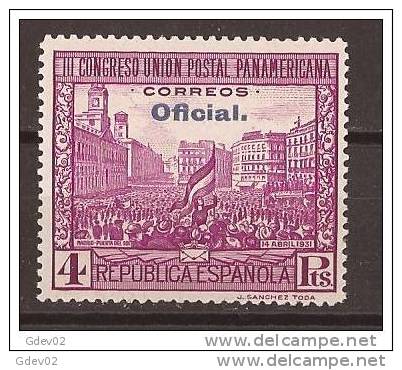 ES628-LA040TOSC. España Spain Espagne CONGRESO UNION POSTAL PANAMERICANA OFICIAL 1931 (Ed.628**) Sin Charnela LUJO - Otros & Sin Clasificación