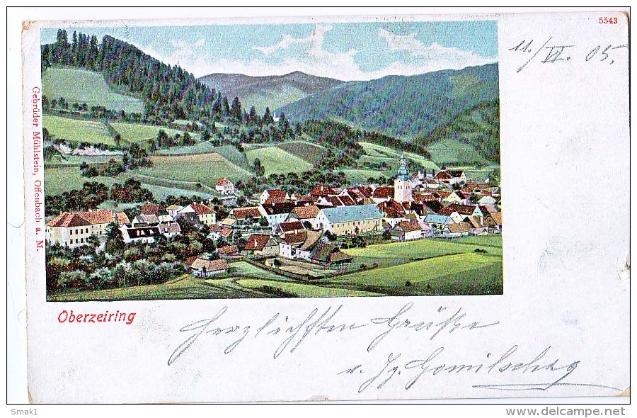 AK STEIERMARK OBERZEIRING VERLAG : GEBRÜDER MÜHLSTEIN,Nr.5543.  OLD POSTCARD 1905 - Judenburg