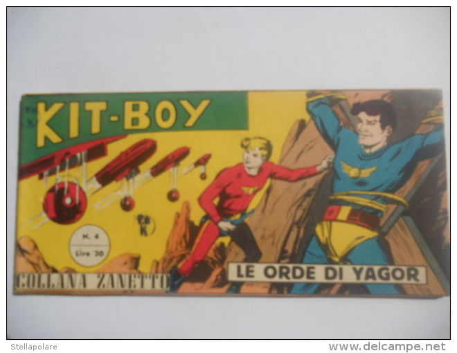 KIT BOY Striscia N 4 "LE ORDE DI YAGOR" - FANTASCIENZA ANNI 50 ORIGINALE - Classici 1930/50