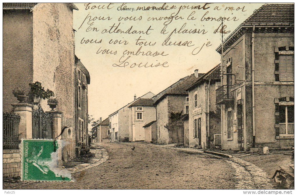 COUSSEY  Rue De La Poste - Coussey