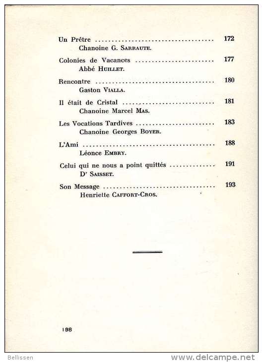 L'Abbé Jean ALBIGNAC De Carcassonne, Par Henriette Emile CAFFORT, Imp. Gabelle, 1939 AUDE, RELIGION - Languedoc-Roussillon