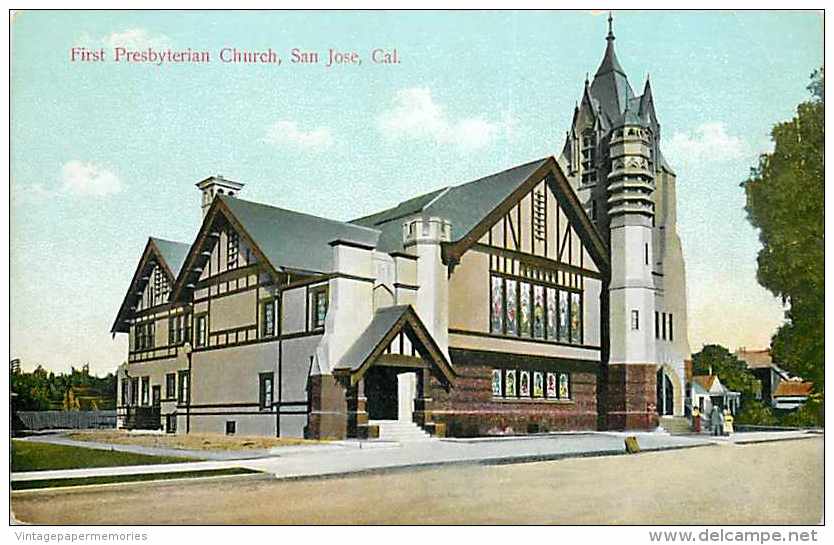 210631-California, San Jose, First Presbyterian Church, M. Rieder No 5188 - San Jose