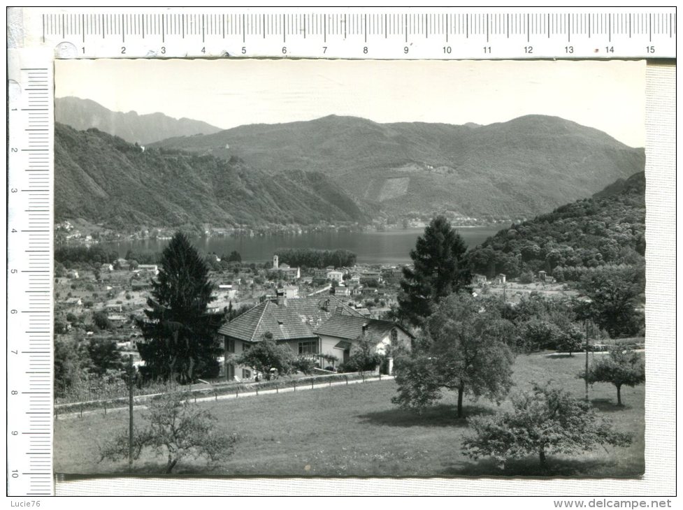 GOTT HILFT HAUSER   PURA ( Tessin )  Mit Blick Gegen Den Luganersee - Pura