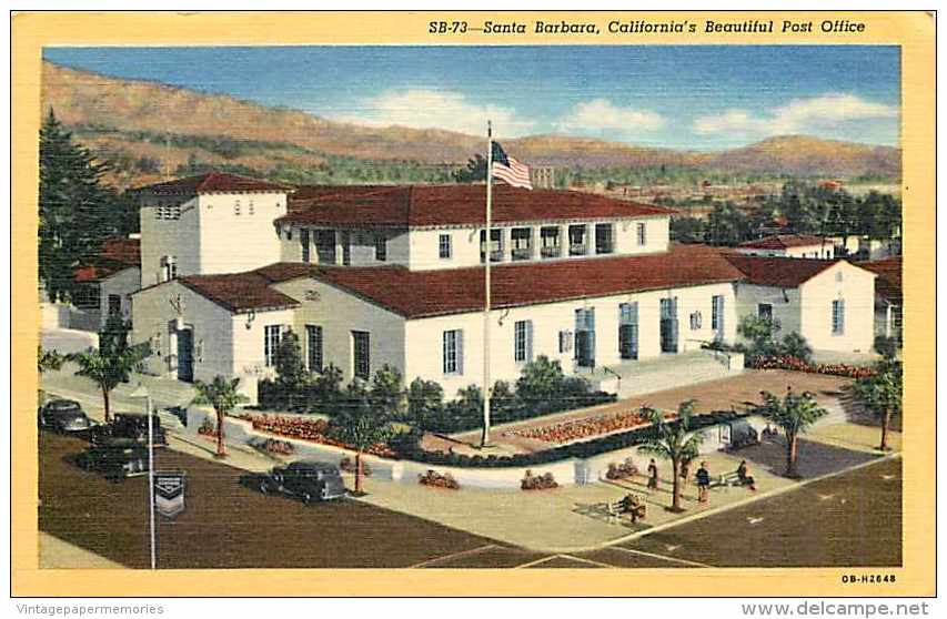 210641-California, Santa Barbara, Post Office - Santa Barbara