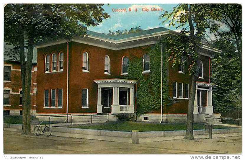 210663-New Hampshire, Concord, City Library, Hugh C. Leighton No L1535 - Concord