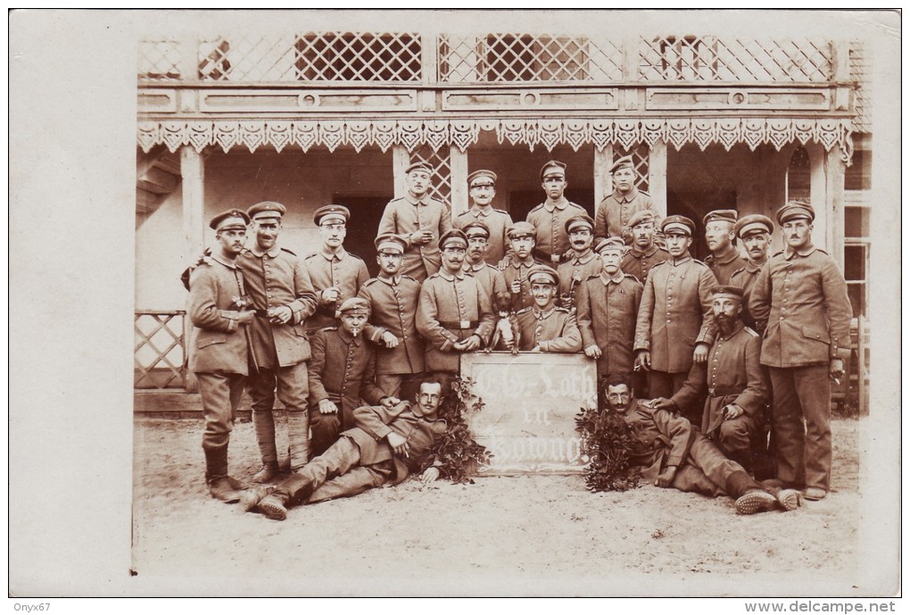 Carte Postale Photo Militaire Allemand De KOWNO-KAUNAS-KAUEN-Lituanie-Alsacien-Lorrain (Alsace-Lorraine) à KOWNO - Lituanie