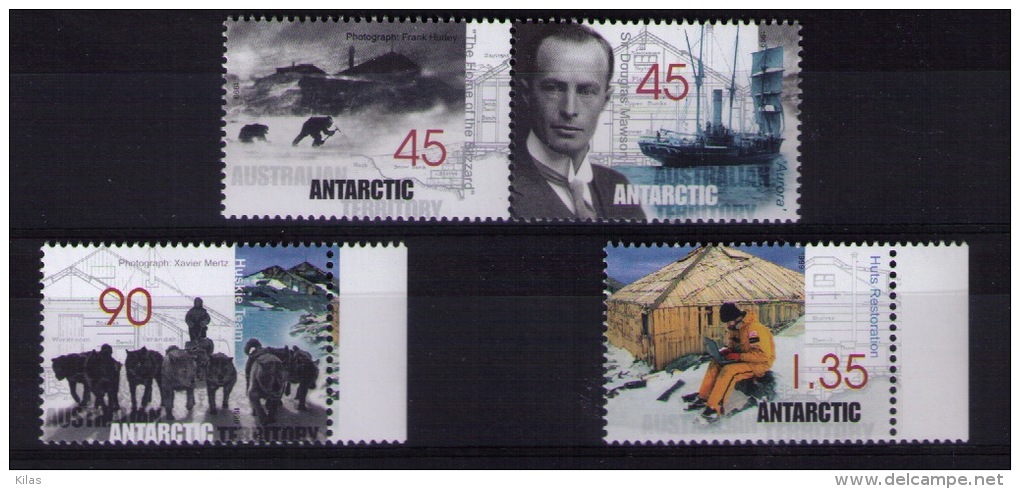 AUSTRALIAN ANTARCTIC TERRITORY  Mawsons Huts - Unused Stamps