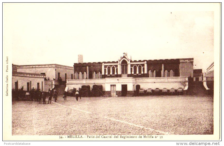 Melilla - Patio Del Cuartel Del Regimiento De Melilla N° 59 - Melilla