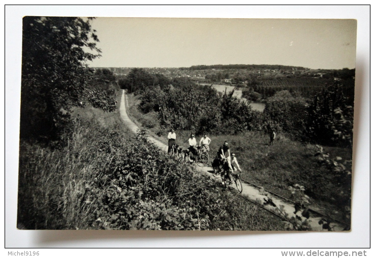 Photo Après Supression Ligne  à Situer Cliché F. Fontaine C.Schnabel En Vélo - Autres & Non Classés