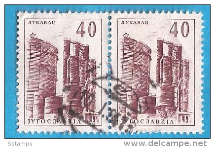 1961-62 X  JUGOSLAVIJA JUGOSLAWIEN  TECHNIK UND ARCHITEKTUR     USED - Oblitérés