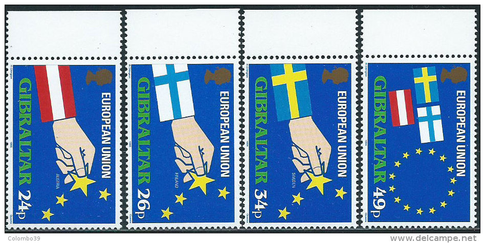 Gibilterra 1995 Nuovo** - Mi.706/9  Yv.715/8 - Gibraltar