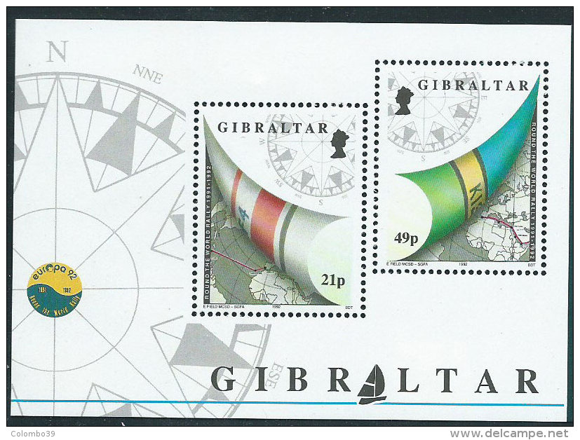 Gibilterra 1992 BF Nuovo** - Mi.17  Yv.16 - Gibilterra