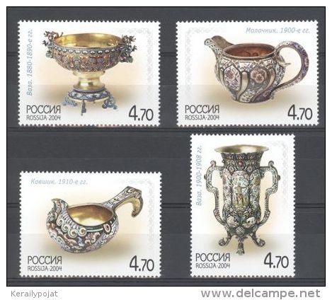 Russia Federation - 2004 Silverware MNH__(TH-9023) - Unused Stamps