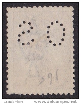 Australia 1916 Kangaroo 2 Shillings Brown 3rd Wmk Perf OS Used - - - Used Stamps
