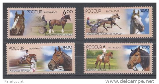 Russia Federation - 2007 Horse Breeds MNH__(TH-9532) - Nuovi