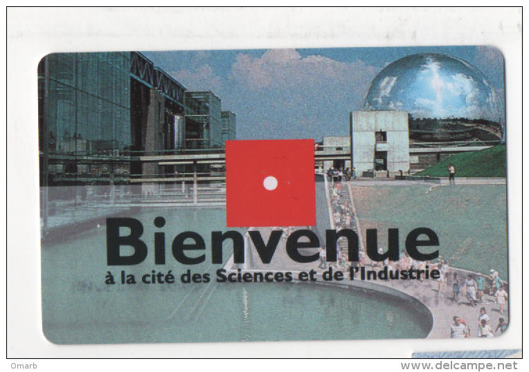 Alt321 Biglietto Ingresso, Billet Entree, Entry Card, Geode Città Scienze Industria Parigi Citè Sciences Industrie Paris - Other & Unclassified