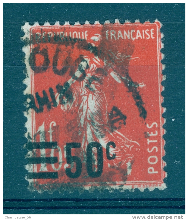 1926 / 27 N° 225 A CHEVAL  SURCHARGE    OBLITÉRÉ  DOS CHARNIÈRES - Used Stamps