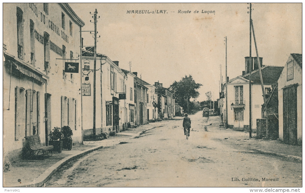 MAREUIL SUR LAY - Route De Luçon (animation) - Mareuil Sur Lay Dissais