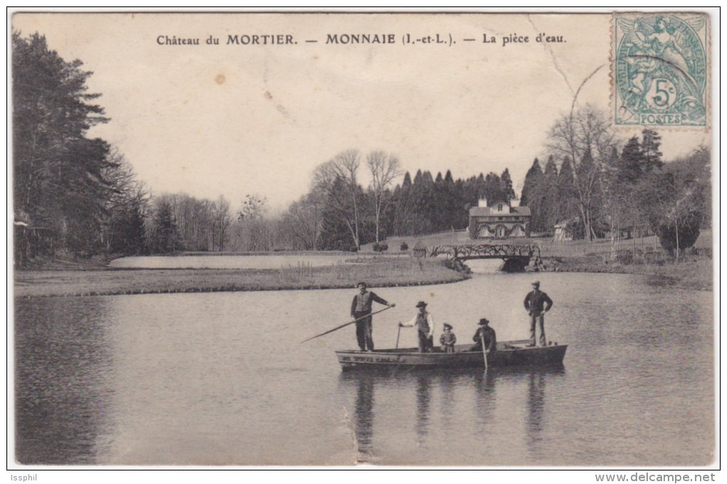 Château Du Mortier - Monnaie (I. Et L.) La Pièce D'eau - Monnaie