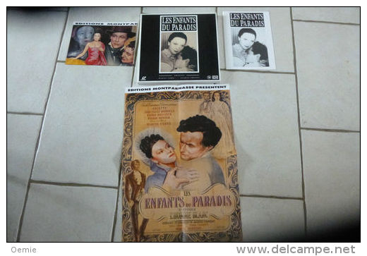 LES ENFANTS DU PARADIS  ° COFFRET LIMITE ET NUMEROTE  DES 2 EPOQUES AVEC AFFICHE DU FILM - Otros