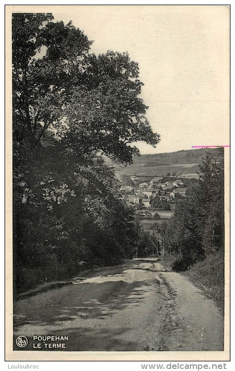 POUPEHAN SUR SEMOIS  LE TERME - Bouillon